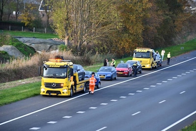 A58 bij knooppunt De Poel weer open na ongeluk met 7 auto's