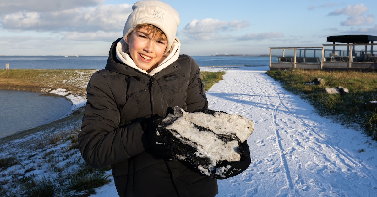 Twaalfjarige Sem vindt kristallen bij jachthaven Terneuzen en scoort 17.000 TikTok-views