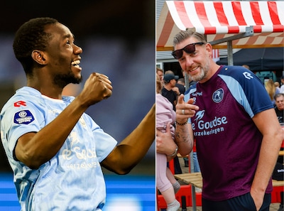 Sparta-fans op een roze wolk na zege in de Kuip: ‘Ik zou de hele dag toeterend over Walcheren kunnen rijden’