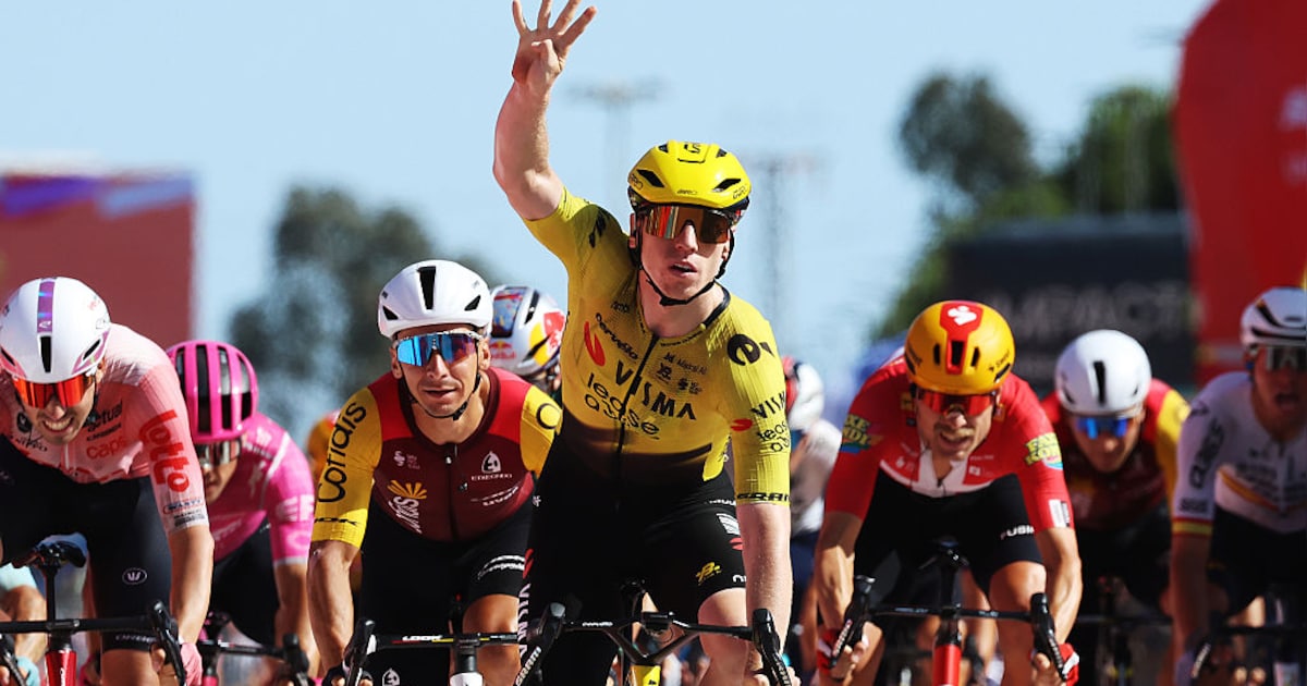 Nederlandse renner staakt Ronde van Spanje; Visma-Lease a Bike controleert vlakke etappe