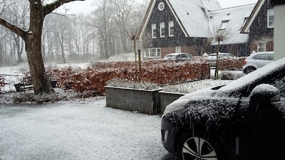 Bewolkt en enige tijd sneeuwval op Tholen in de nacht