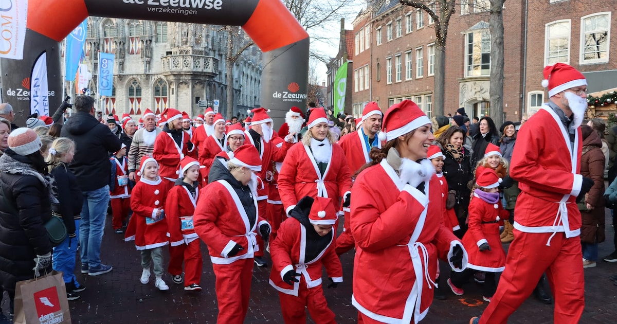 Ho-ho-hollen als een kerstman: doe mee aan de Santa Run 2025 in Middelburg
