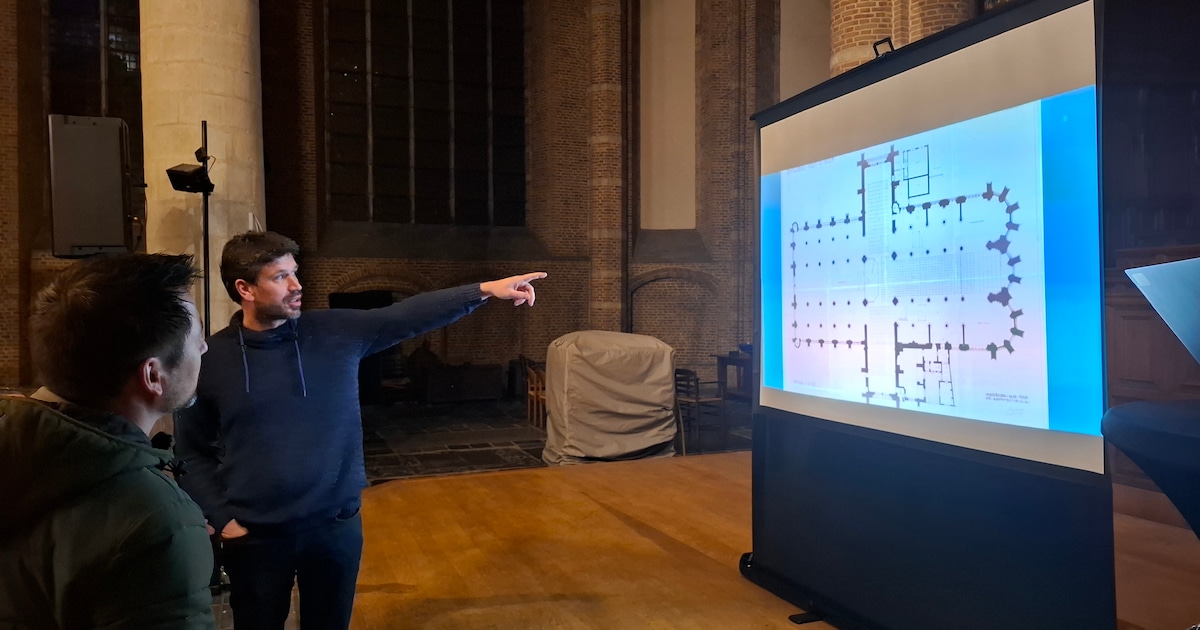 Nieuwe plattegrond van Grote Kerk Goes, maar bodemonderzoek levert minder op dan gehoopt