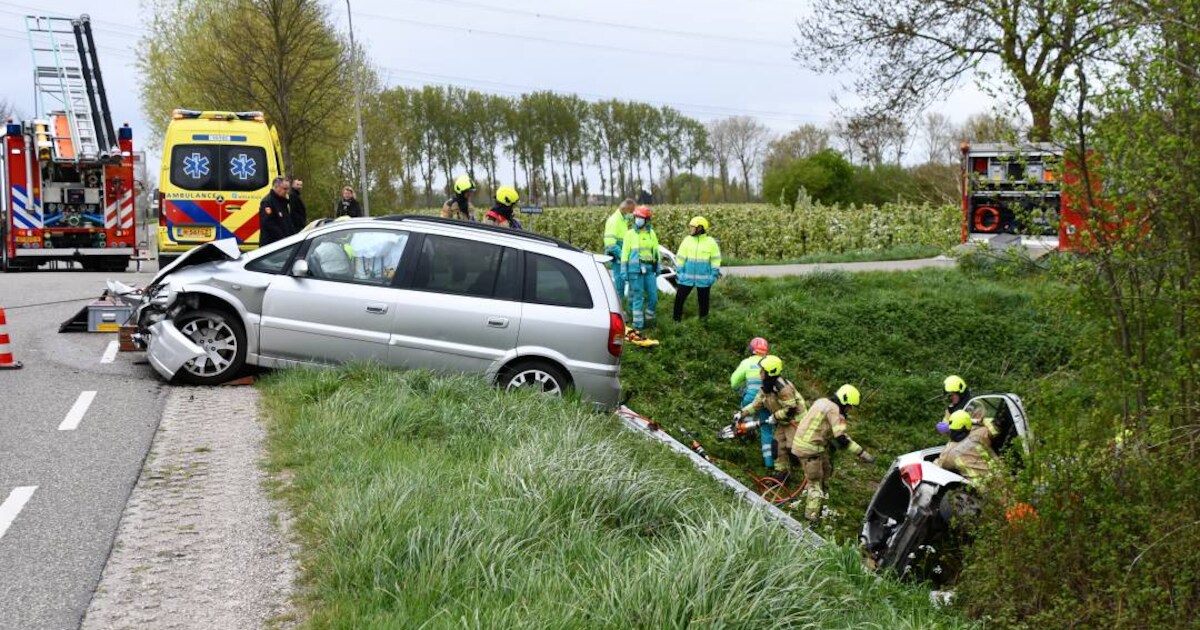 Gewonde bij ongeluk op Dierikweg in Kwadendamme
