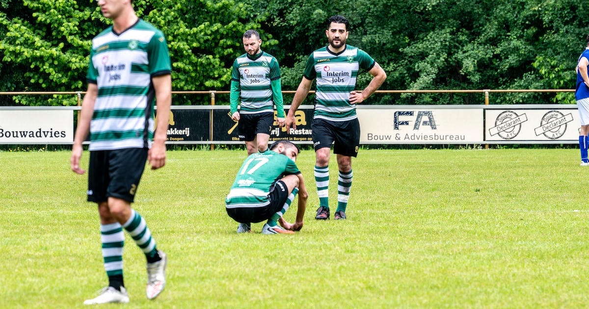 Amateurkeeper krijgt rood en dan slaan de stoppen door, nu zet hij alles op alles om sorry te zeggen