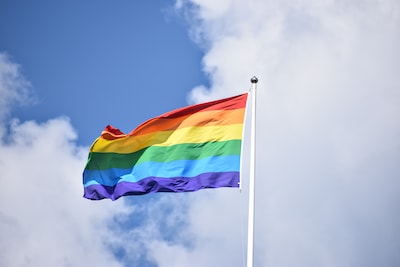 Regenboogvlag wordt gehesen bij gemeentehuis van Tholen