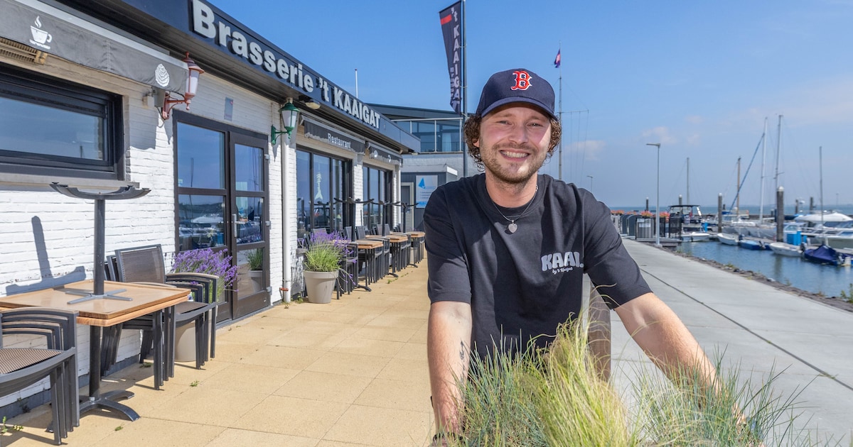 Yff (27) kan de horeca niet missen en begint in Yerseke aan een nieuw avontuur met Brasserie ‘t Kaai