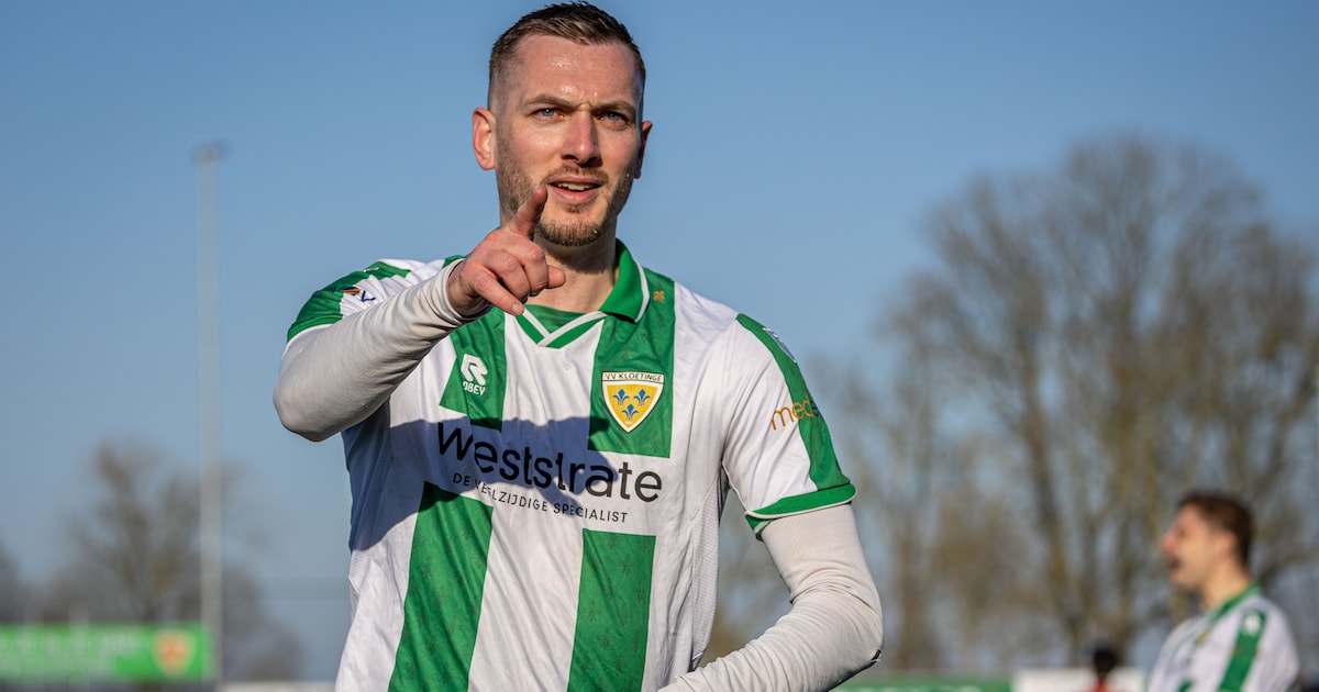 LEES TERUG |Kloetinge blijft na 3-1-overwinning op RBC koploper in derde divisie, Bevelandse ploeg b