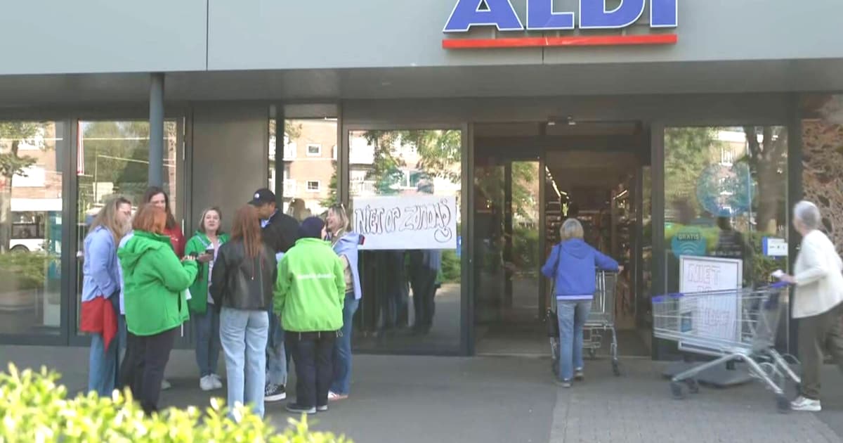 Spontane acties bij Aldi breiden uit: al zeker 40 winkels blijven zaterdag dicht uit protest tegen z