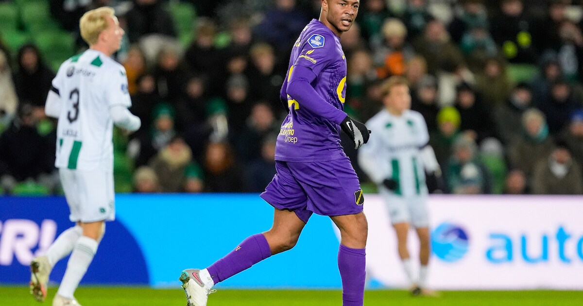 NAC klimt van laatste plaats door belangrijk punt bij Groningen, André Ayew debuteert
