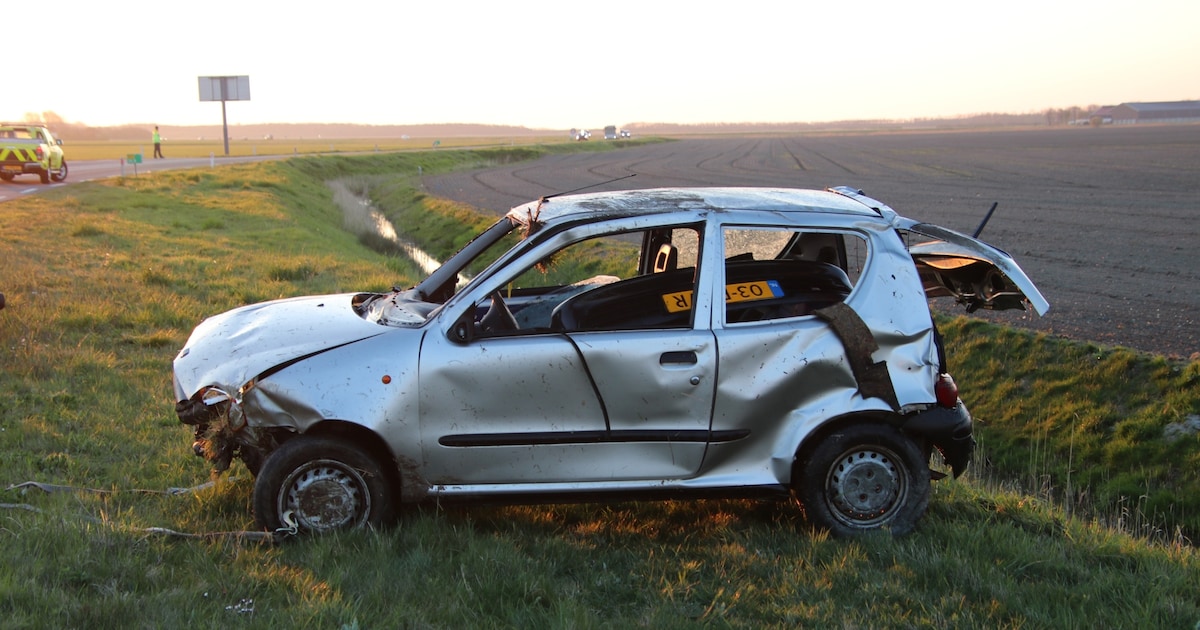 Gewonde bij ongeluk N57 Burgh-Haamstede | Foto