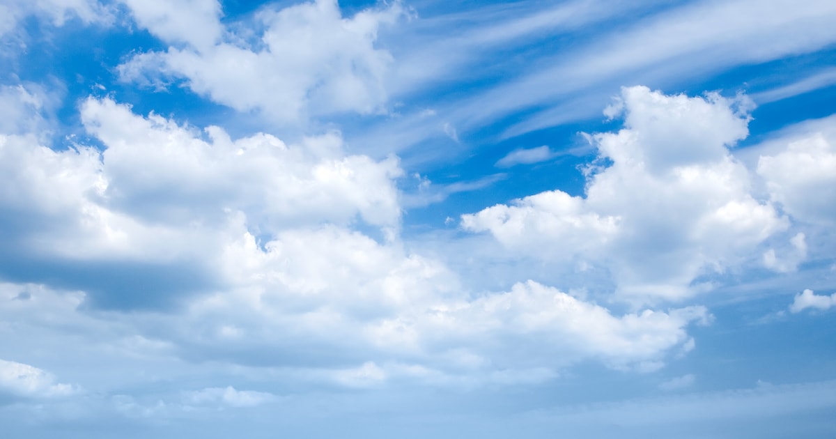 Stralend zonnig weer in Middelburg in de middag