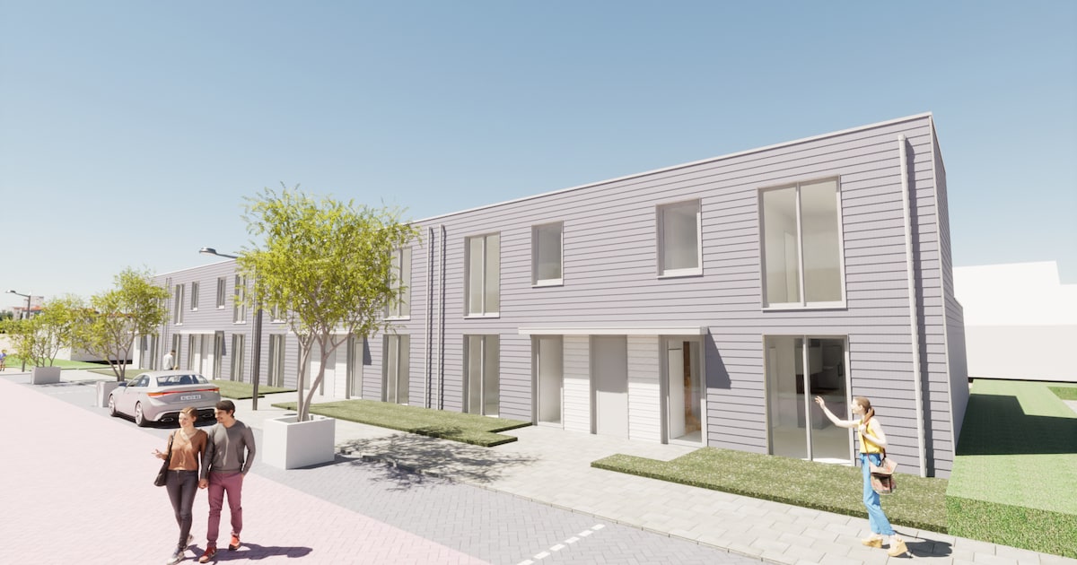 Zeeuwland bouwt zeven huizen in drie dagen in Oost-Souburg