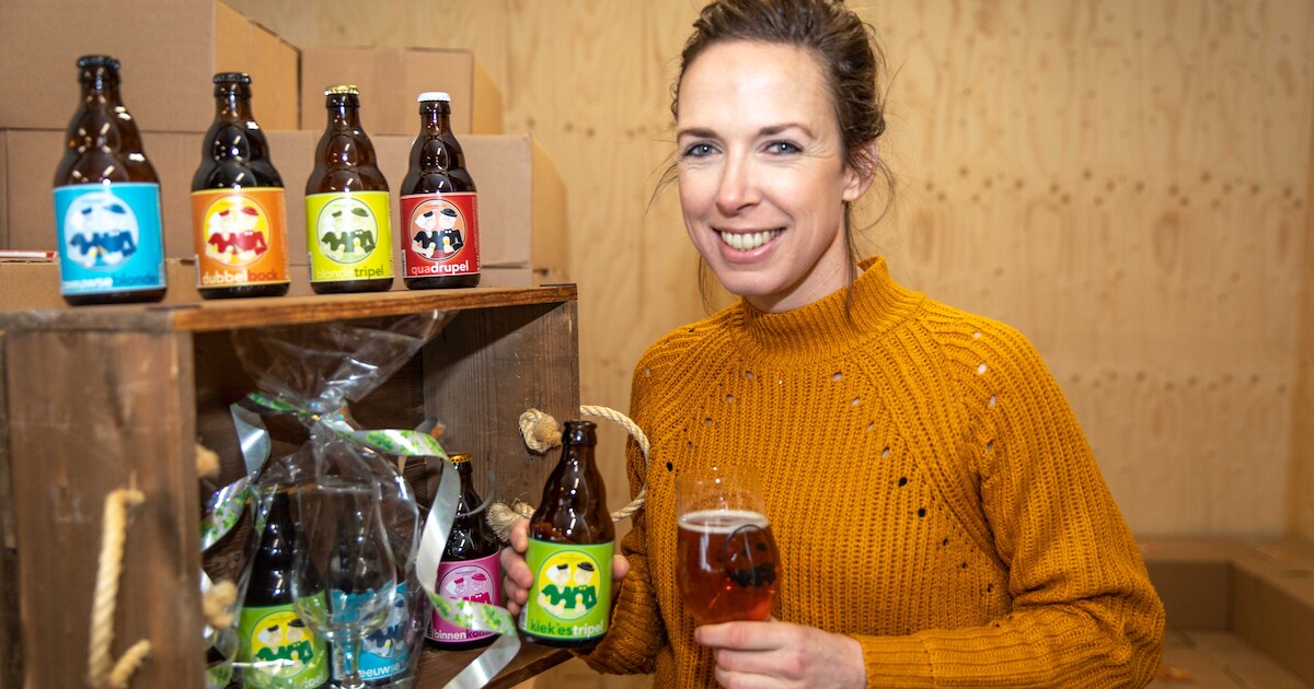 Achter het bier van Zeeuws Genot uit Koudekerke gaat een vrouw schuil