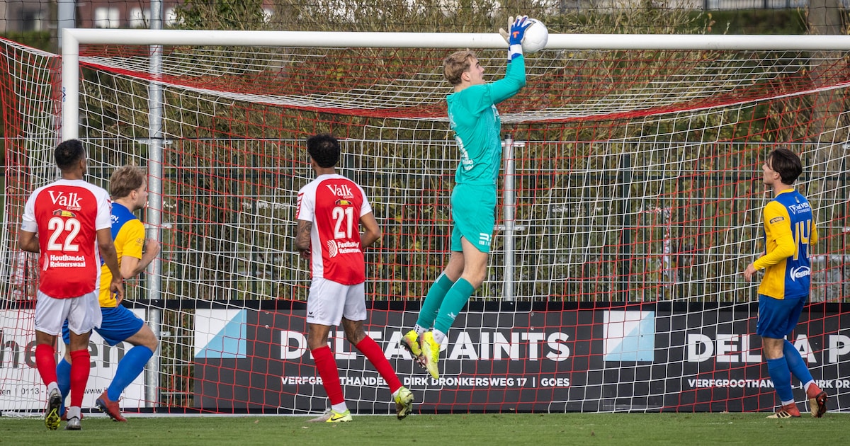 Goes kan zijn borst natmaken tegen FC Lisse: ‘Als je de voet van het gaspedaal haalt, wordt het een 