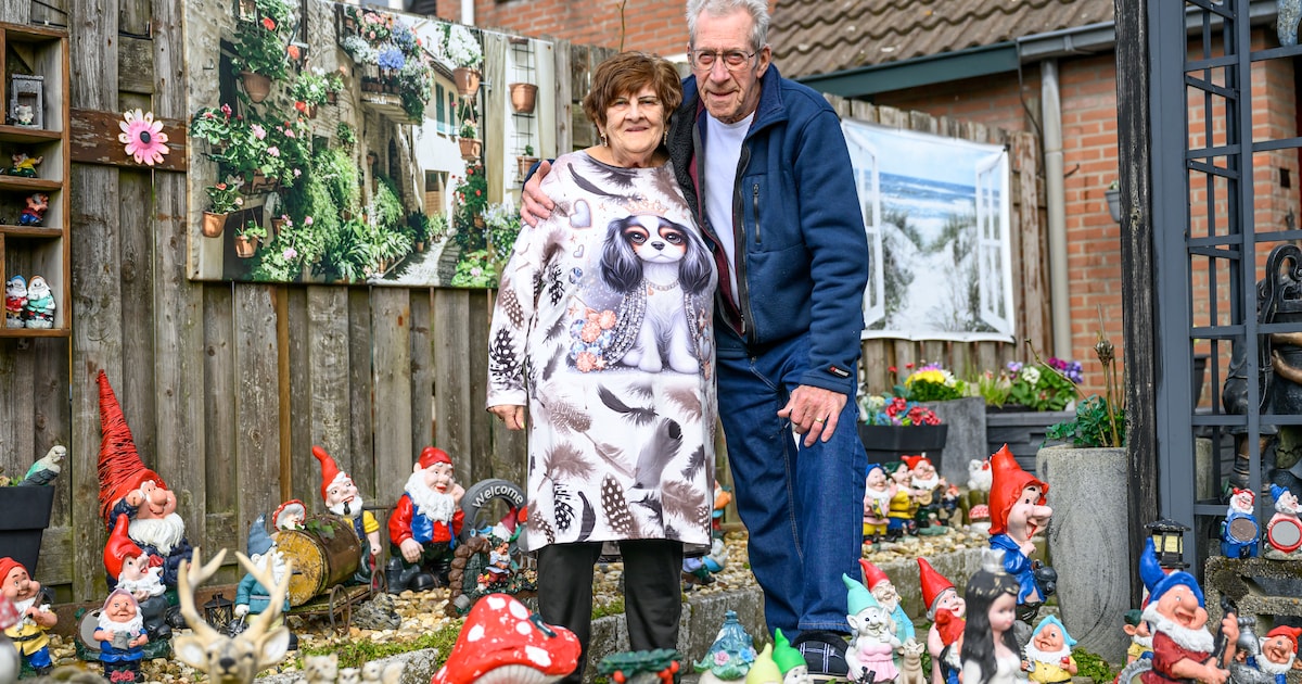 Adri en Jan hebben driehonderd kabouters in hun tuin: ‘Wereldberoemd zijn ze’