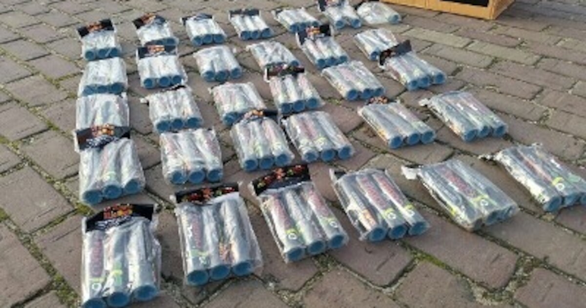 15 kilo zwaar vuurwerk in beslag genomen in Kerkwerve
