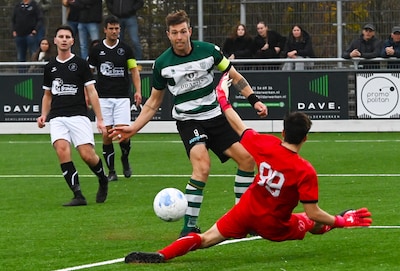 Niels Luteijn, topschutter bij koploper Zeelandia Middelburg: ‘Ik hou van keihard trainen, vol gas, dat vind ik tof’