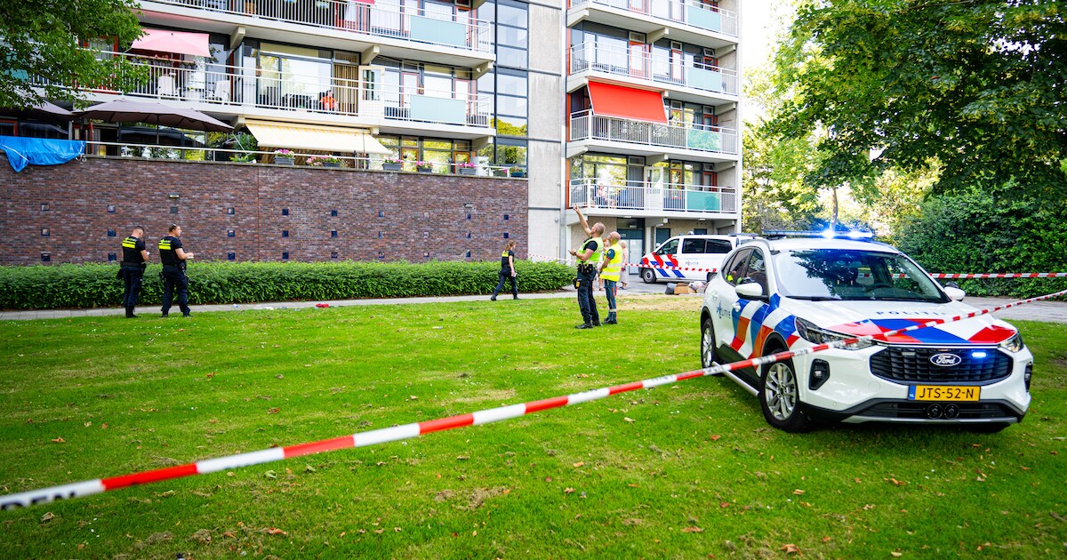 Kind valt van balkon op zevende verdieping van appartement aan Schakelweg in Hoogvliet