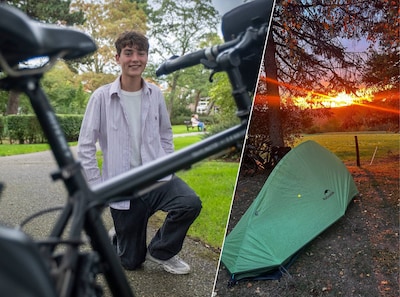Van Middelburg naar Tokio: Faas (17) maakt indruk met eerlijke video's van zijn fietsreis
