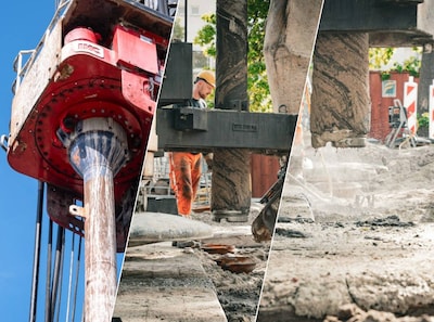 Minder slapeloze nachten door bouw: Heijmans doet traditionele heipaal grotendeels in de ban
