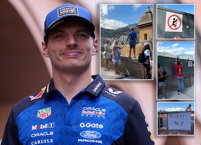 Zonder ticket een glimp opvangen van Max Verstappen en co: ‘Gratis? Haha, dit is Monaco, meneer’