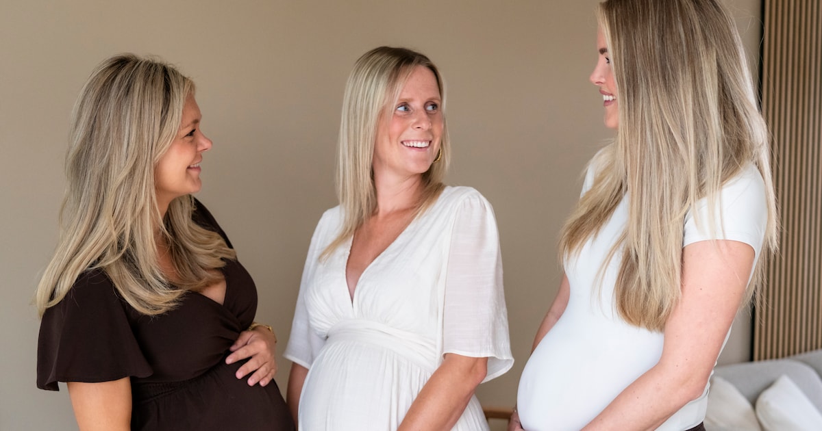Loucka, Eline en Carolien uit Kloosterzande verwachten op exact dezelfde dag een baby