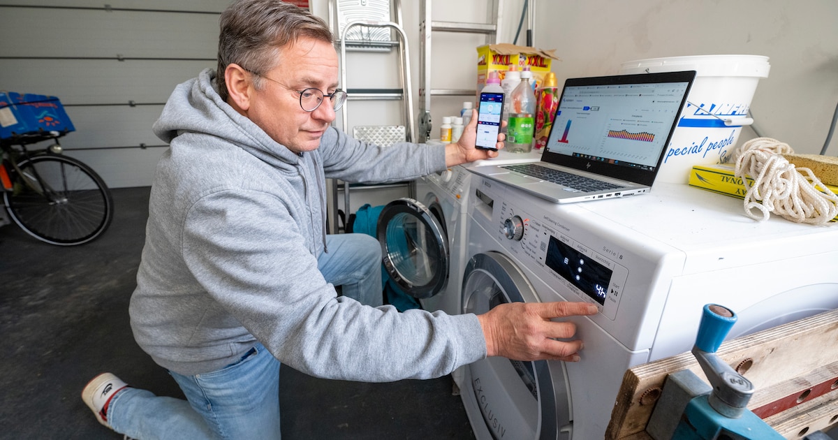 Het huishouden van Daan (53) uit Oud-Gastel draait op thuisaccu en zonnepanelen: ‘Wasmachine aan als