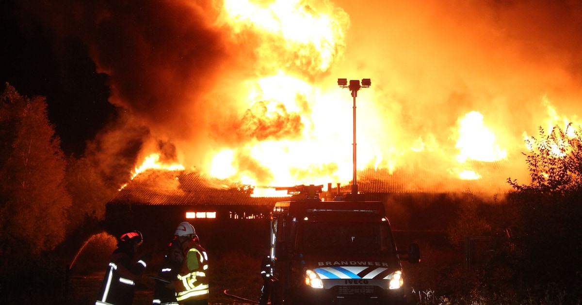 Brand Biggekerke aangestoken
