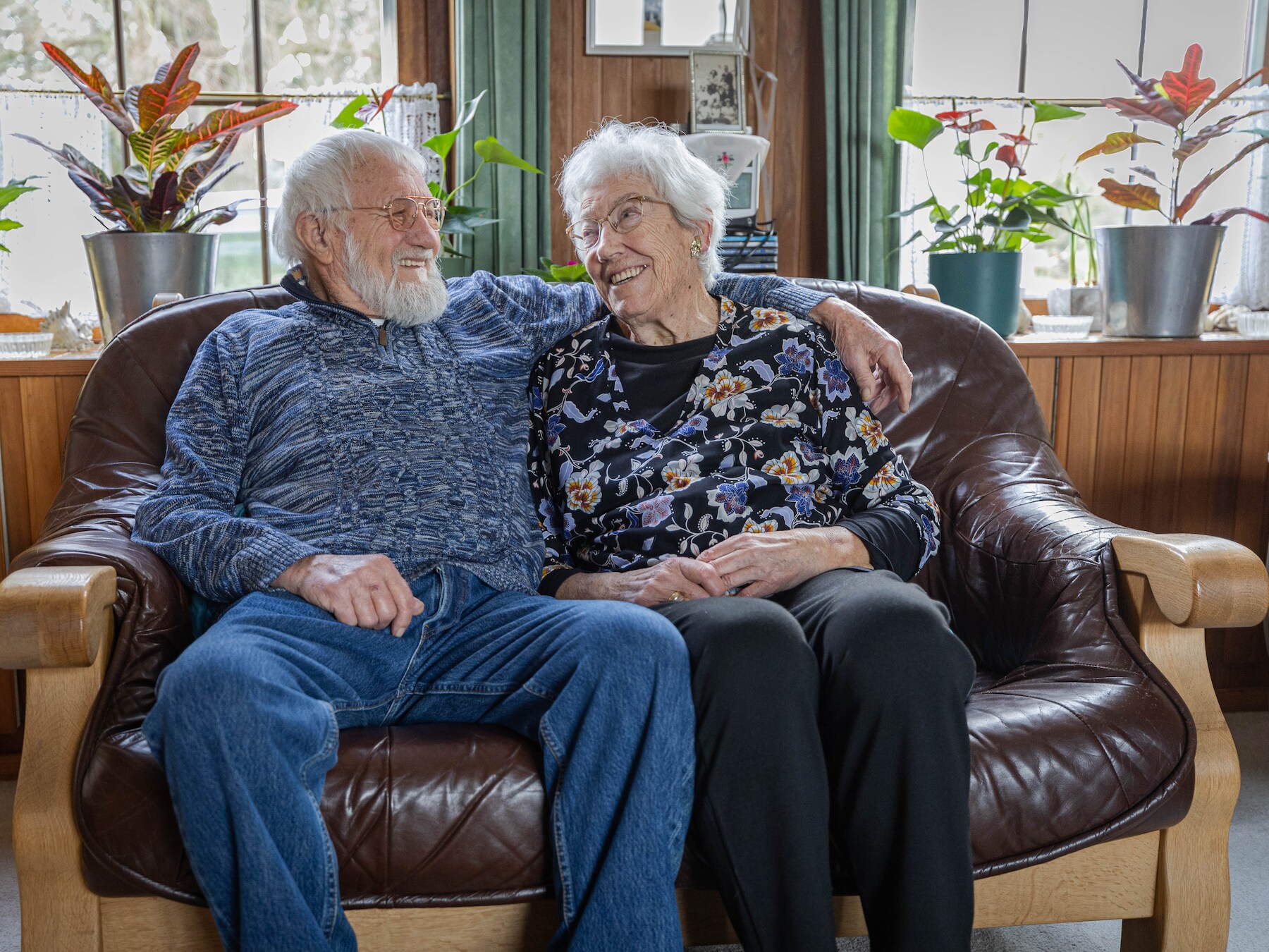 Werk op zee kon huwelijk van Joris en Riet Goudswaard niet verstoren; echtpaar is 65 jaar getrouwd