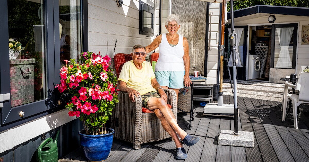 Elk jaar brengen Arie en Lena uit Spijkenisse de zomers door op de camping in Rockanje