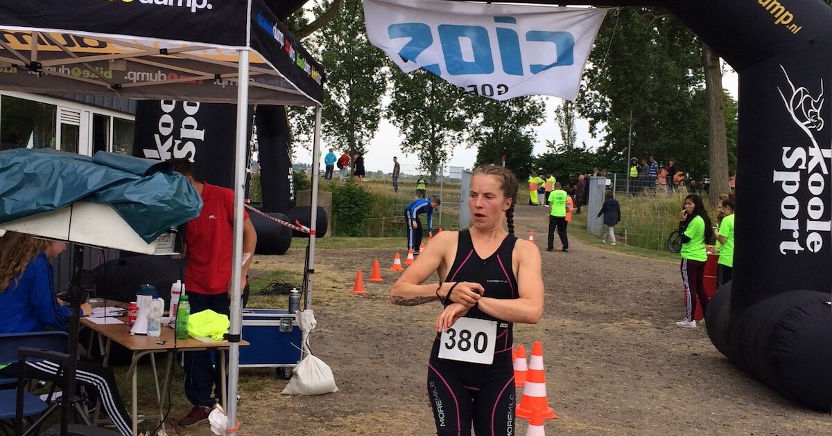 Nelleke Baldé zwemt, rent en fietst het beste in Wilhelminadorp