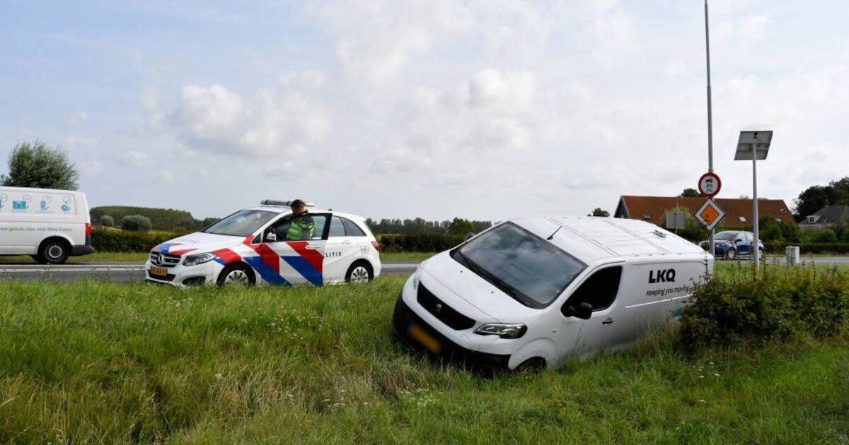 Ongeval met letsel op Vrouwenpolderseweg in Vrouwenpolder