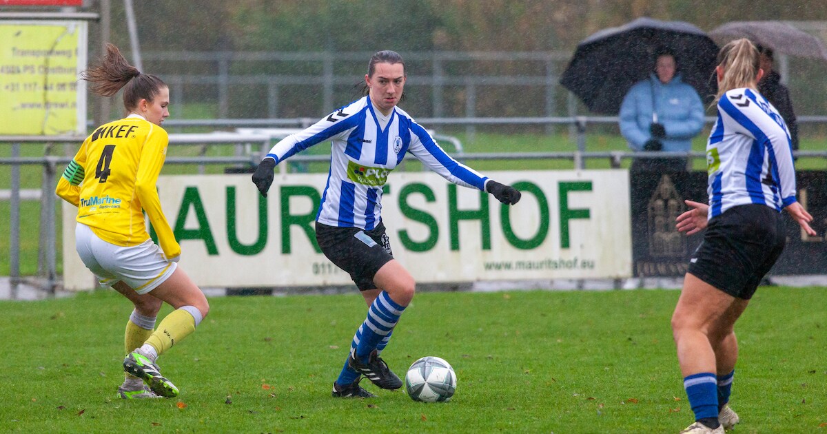 Voor de voetbalsters van IJzendijke zijn de doelpunten duur in topper