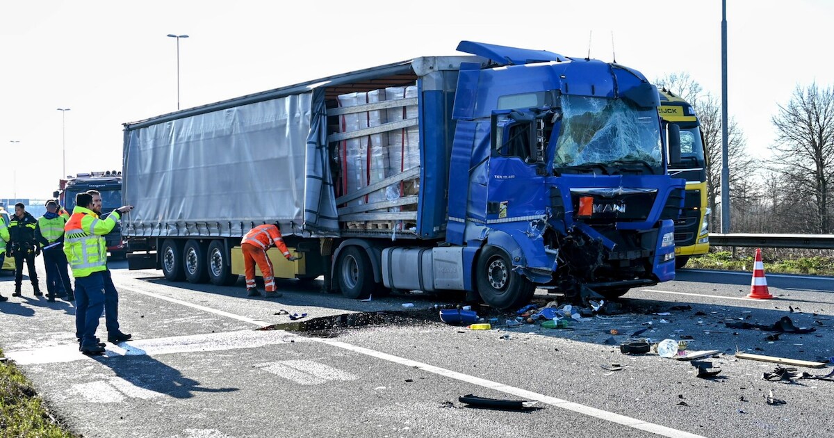 Ongeval met letsel op A16 in Prinsenbeek