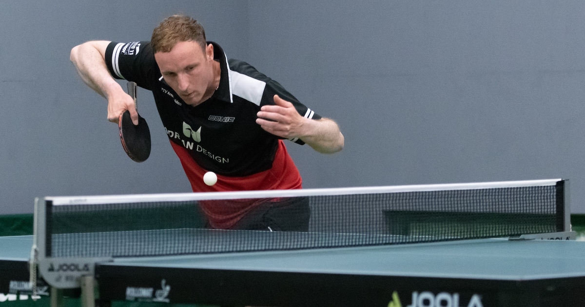 Na overwinning op kampioen zijn tafeltennissers Arnemuiden zeker van lijfsbehoud in tweede divisie