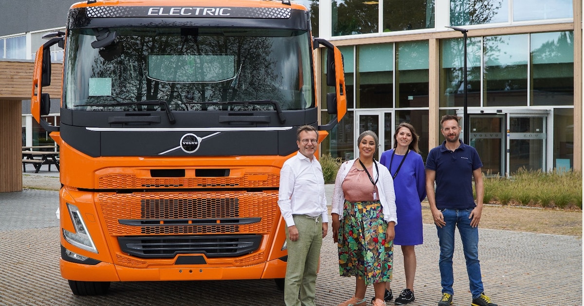 Gent neemt als eerste Vlaamse stad elektrische vrachtwagen in gebruik ...