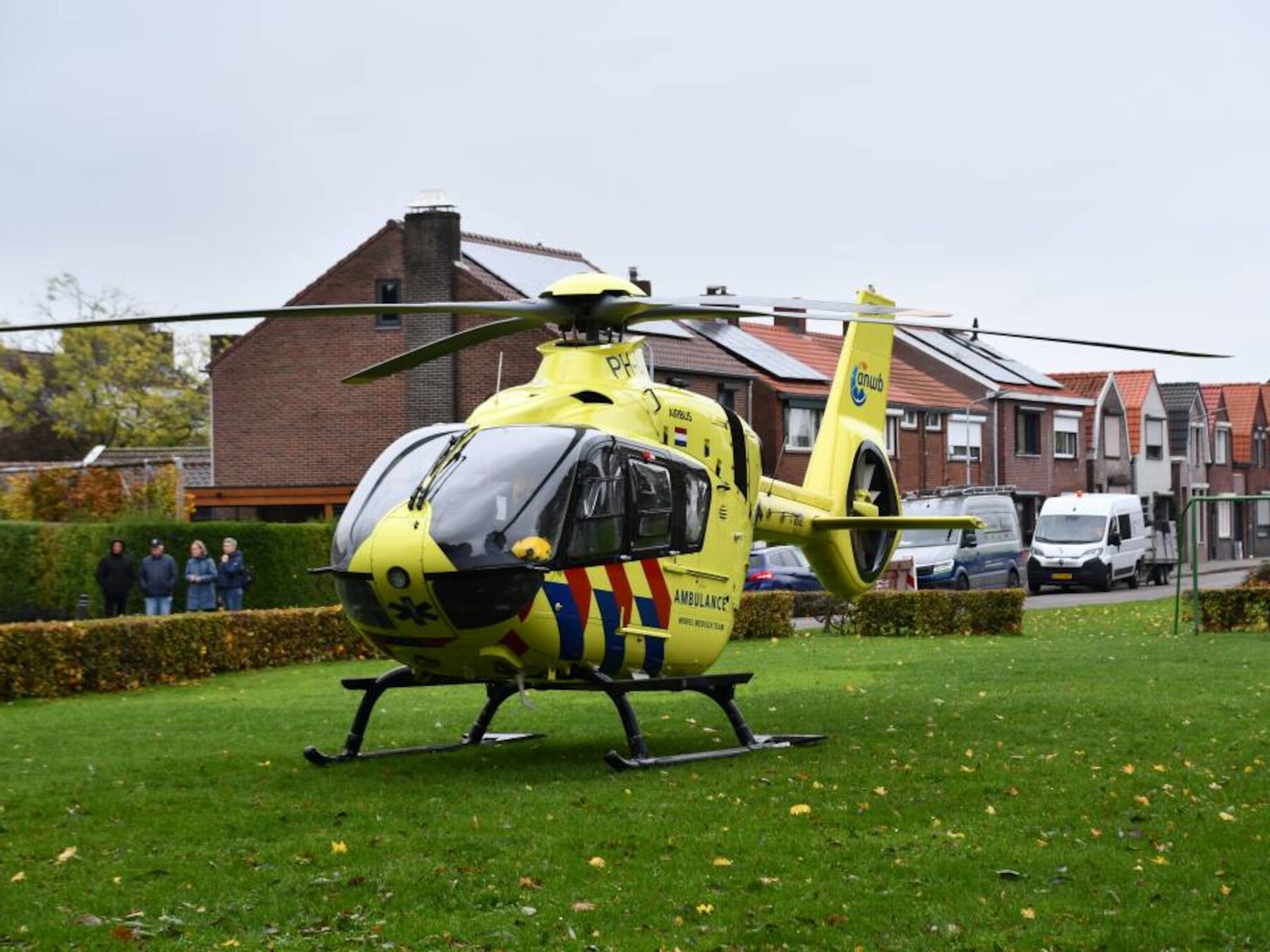 Traumahelikopter geland in Axel nadat persoon brandwonden oploopt