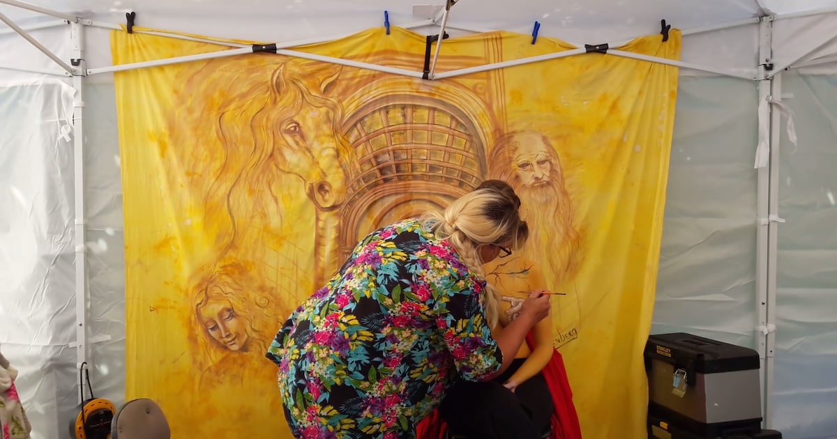 Bodypainten in Zierikzee