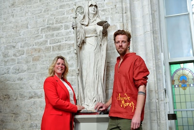 Meike, Ward en de heilige Gertrudis: ‘Een voorstelling voor een betere wereld’