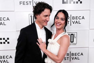 Katy Perry en Justin Trudeau dolverliefd tijdens rode loperd