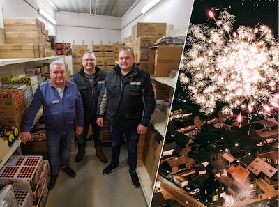 Die 150.000 kilo aan niet-verkocht vuurwerk wordt straks gewoon aan Nederlanders verkocht, vrezen handelaren