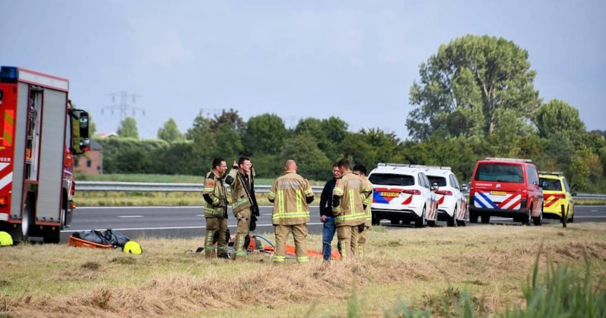 Automobilist overleden na ongeval op A58 in Kruiningen.