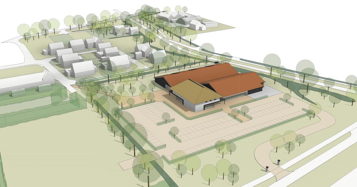 Buren hopen dat raad nieuwe supermarkt Vrouwenpolder toch wat opschuift