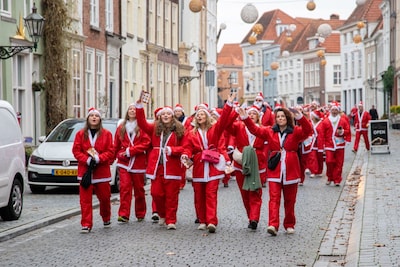 In beeld! Dit was de Santarun in Bergen op Zoom