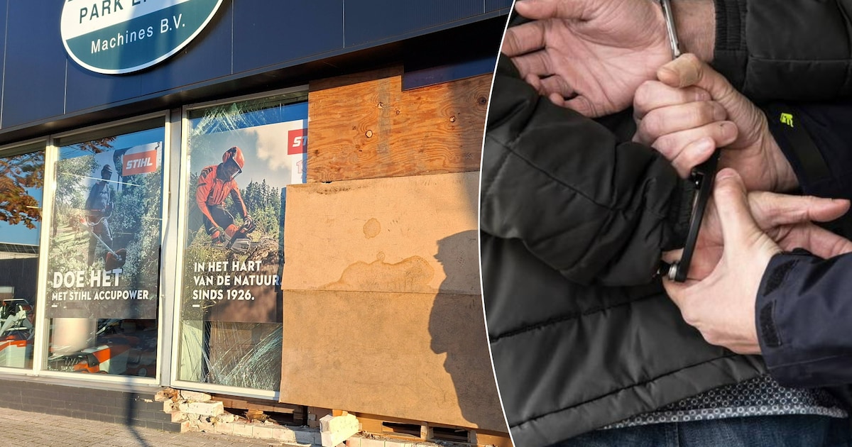 Man (42) aangehouden voor ramkraak bij bedrijf in Steenbergen, politie sluit meer aanhoudingen niet 