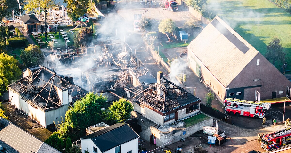 Wie weet meer over brand die Theetuin verwoestte? Beloning voor informatie of camerabeelden