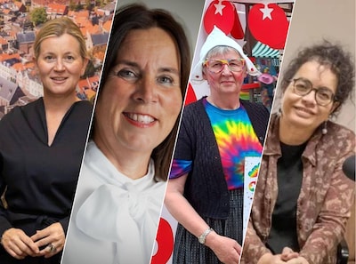 Acht jaar terug zat Petrina als enige vrouw in de raadszaal, nu spant Tholen met vrouwelijke lijsttrekkers de kroon