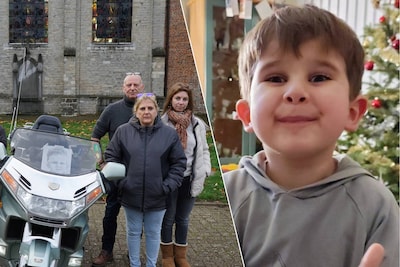 Vermoorde kleuter Dean herdacht met motorrit naar Neeltje Jans: ‘Hij had dit geweldig gevonden’