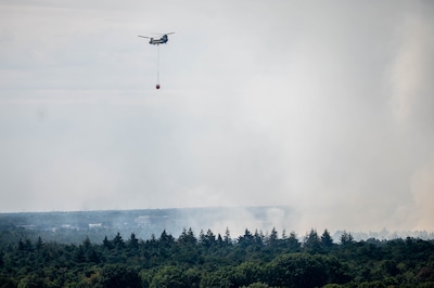 Burgemeester Venray vaardigt noodverordening uit, natuurbrand Limburg nog niet onder controle